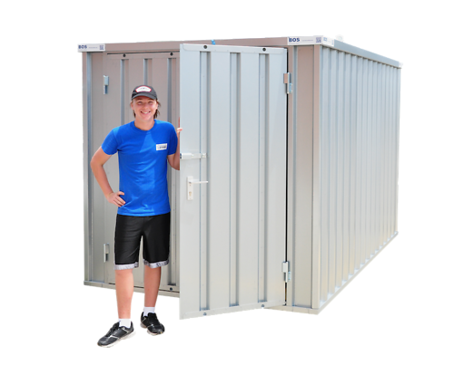 10' LC (2x3m) SZ  kevytkontti päätypariovella, vuokralle