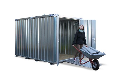 10' LC (2x3m) SZ  kevytkontti päätypariovella, vuokralle